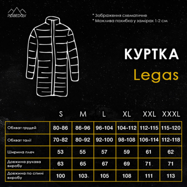 Куртка Pobedov Legas Темно-синій, S - 9