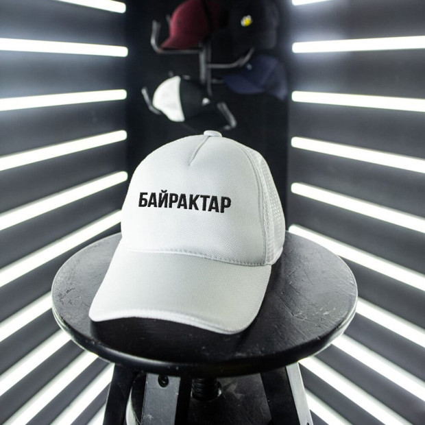 Кепка Pobedov Cap Mesh Байрактар** Білий - 