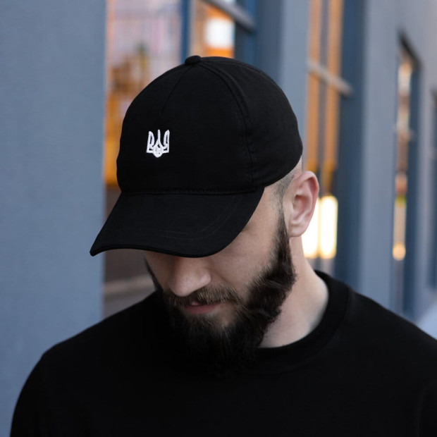 Кепка Pobedov Cap Герб Чорний, M - 