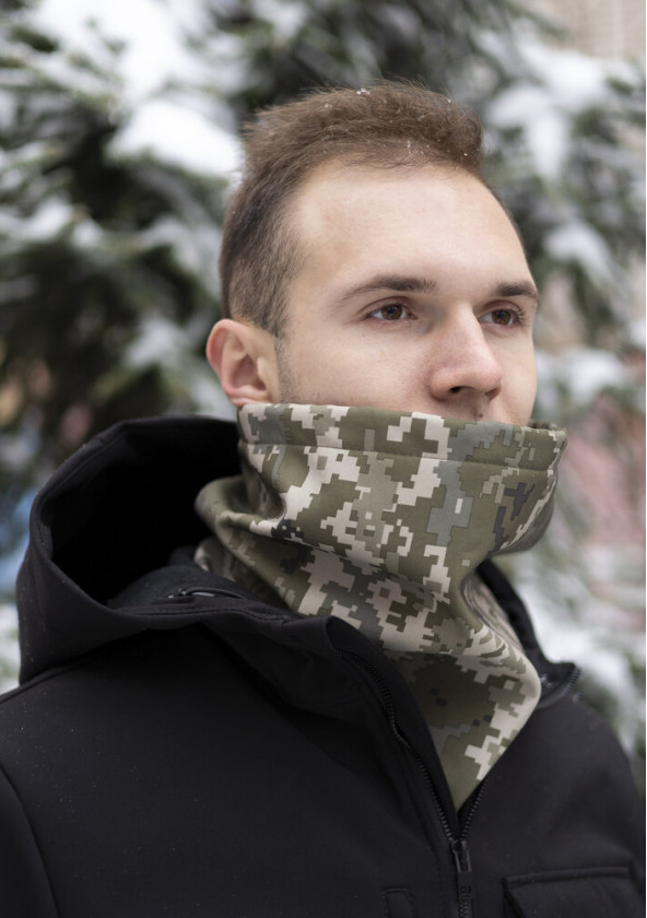 Бафф Soft shell без бренду Піксель 2