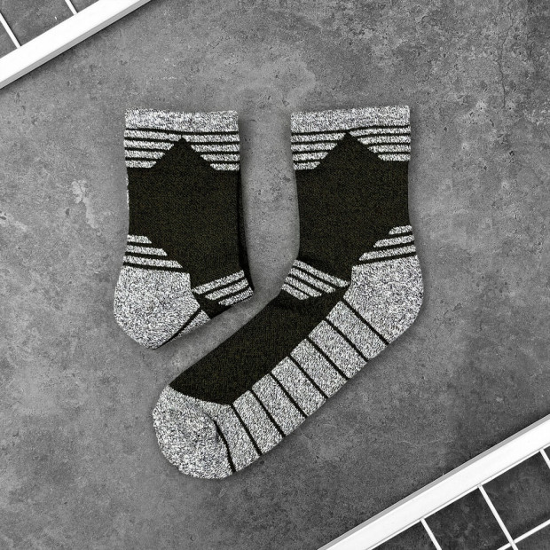 Шкарпетки Pobedov Heat Хакі-сірий, XL - 