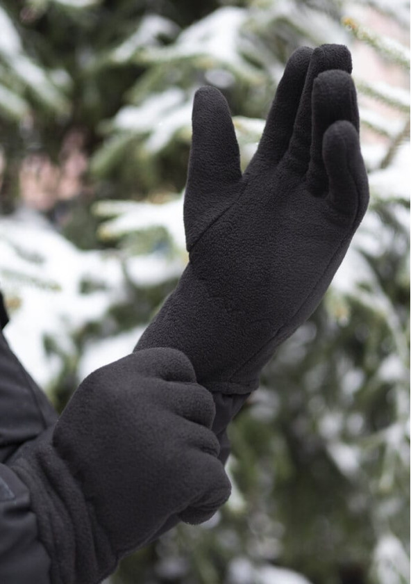 Рукавиці Pobedov gloves Double Чорний 2