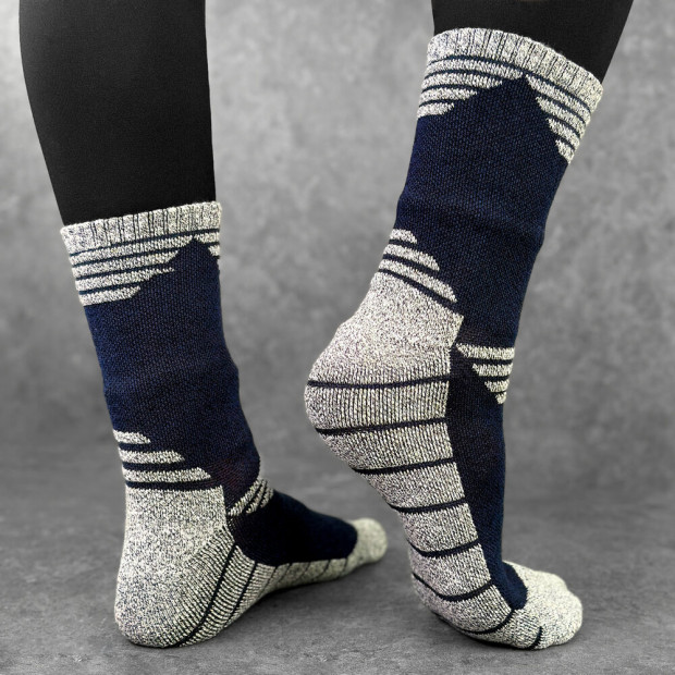 Шкарпетки Pobedov Heat Синьо-сірий, XL - 2