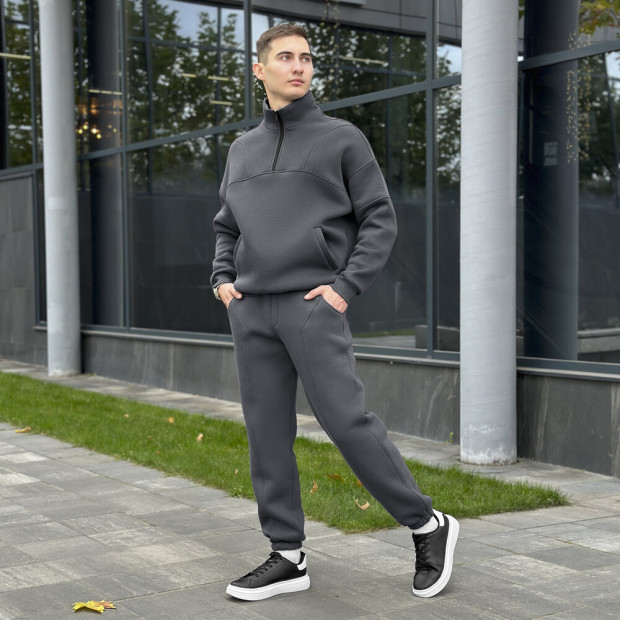 Костюм Pobedov Grand ЗИМА Темно-сірий, S - 