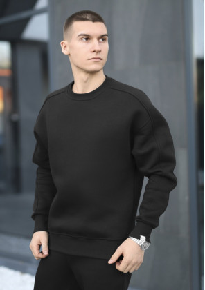 Світшот Pobedov Hubble Чорний, 2XL