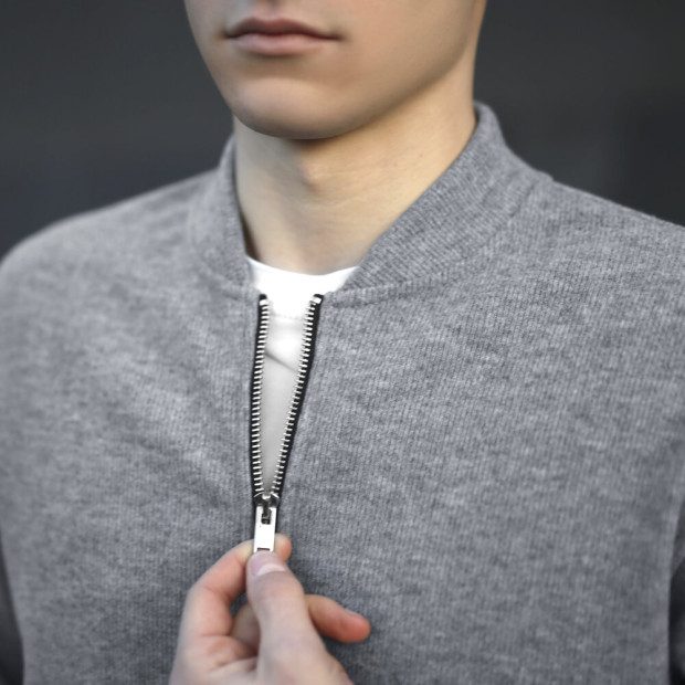 Джемпер Pobedov Moon Сірий, XL - 4