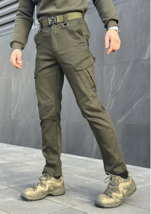 Нещодавно переглянуті Штани-карго Pobedov trousers Tactical ЗИМА + Тактичний Ремінь у Подарунок Хакі