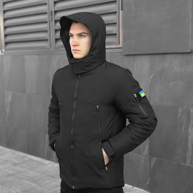 Куртка Pobedov Motive ЗИМА В2 Черный - 3