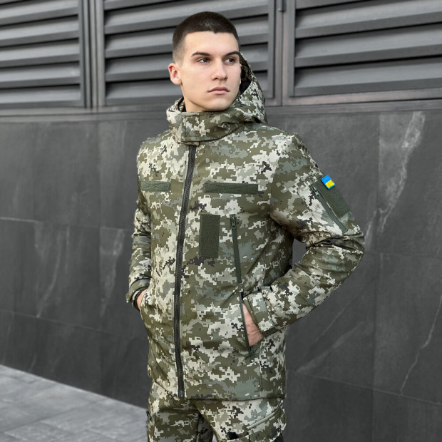 Куртка Pobedov Motive ЗИМА B2 Піксель, M - 