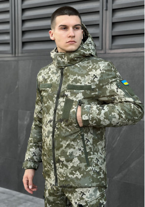 Куртка Pobedov Motive ЗИМА B2 Піксель, 3XL