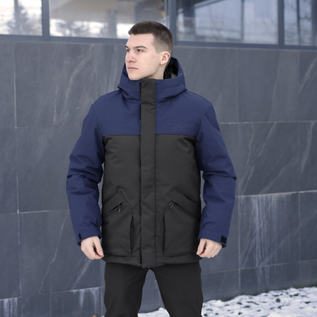 Парка Pobedov Navy Черно-синий - 2