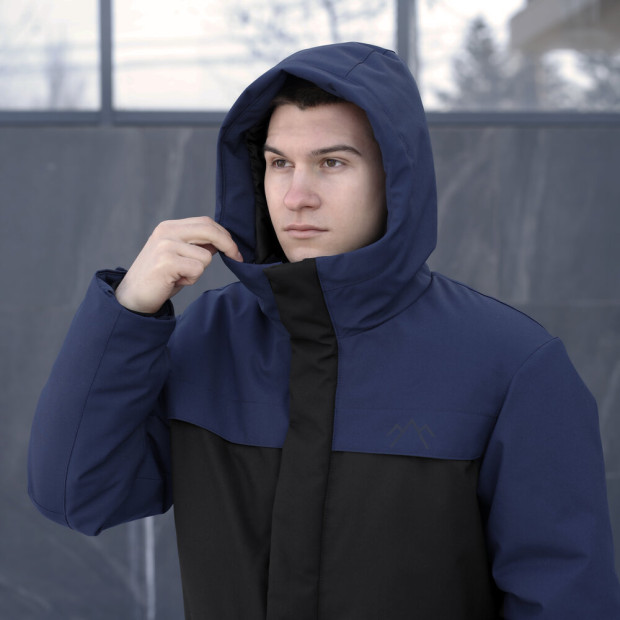 Парка Pobedov Navy Чорно-синій - 3