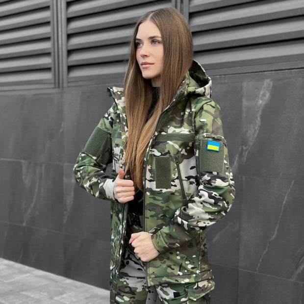 Куртка Pobedov Motive Військова Жіноча Мультикам, XL - 5