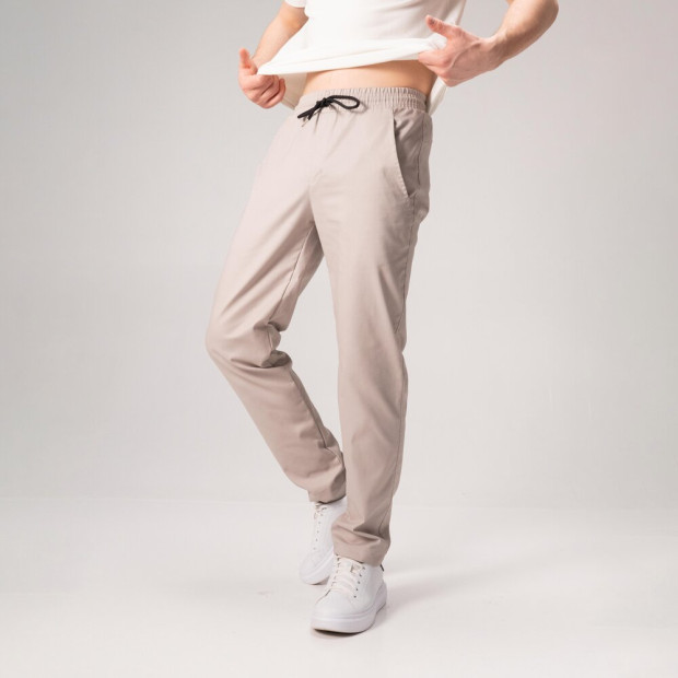Штани Pobedov Step Бежевий, 2XL - 1