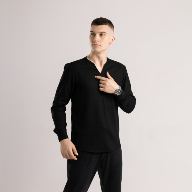 Сорочка Pobedov Horizon Чорний - 2