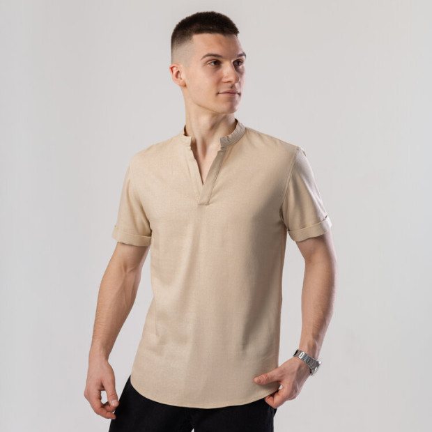 Сорочка Pobedov Misto Темний беж, 2XL - 1
