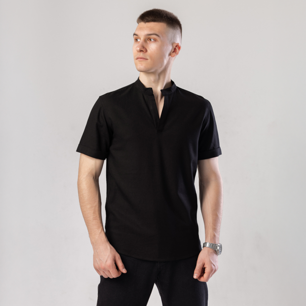 Сорочка Pobedov Misto Чорний, 2XL - 2