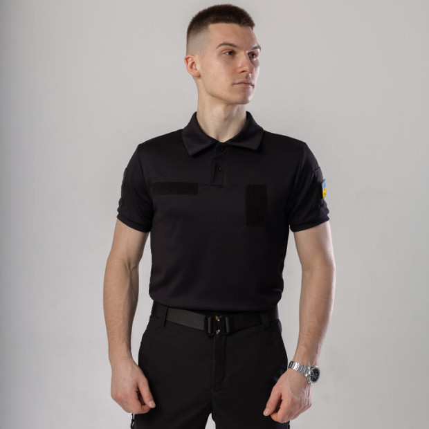 Поло Pobedov Recon Військове Чорний, L - 1
