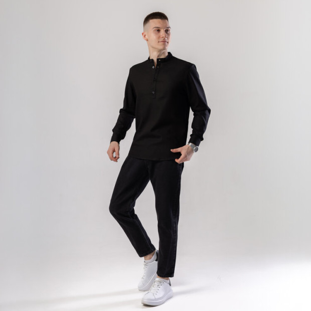 Сорочка Pobedov Exlnt Чорний, M - 2
