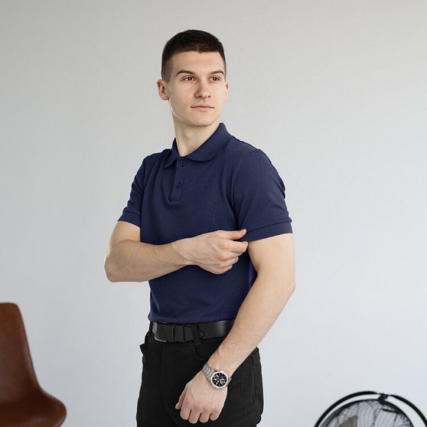 Поло Pobedov Royal Темно-синий, 2XL - 2