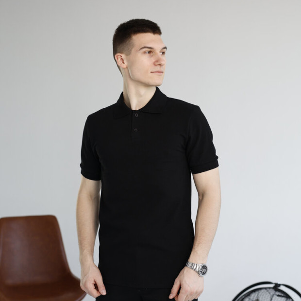 Поло Pobedov Royal Чорний, 3XL - 