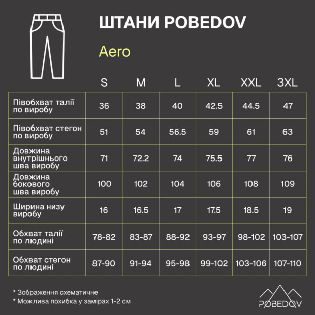 Штани Pobedov Aero Чорний - 7