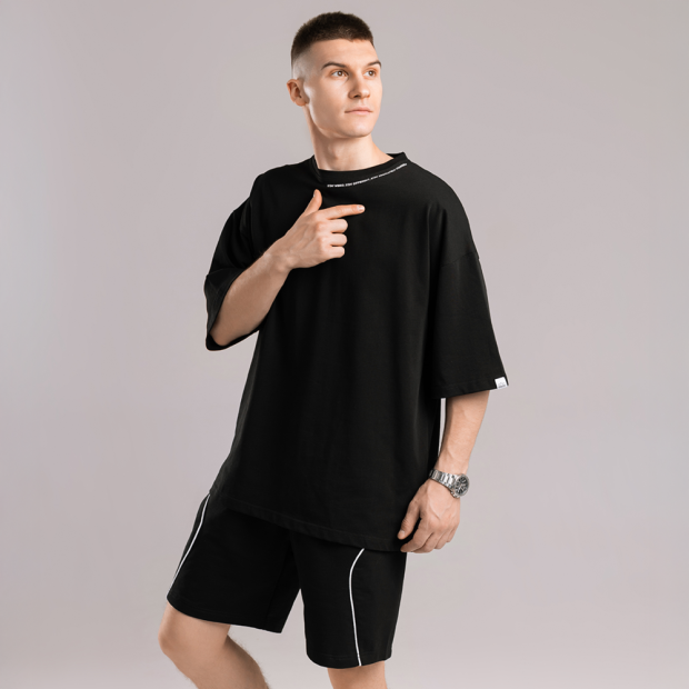 Футболка Pobedov Onyx Чорний, 2XL - 1