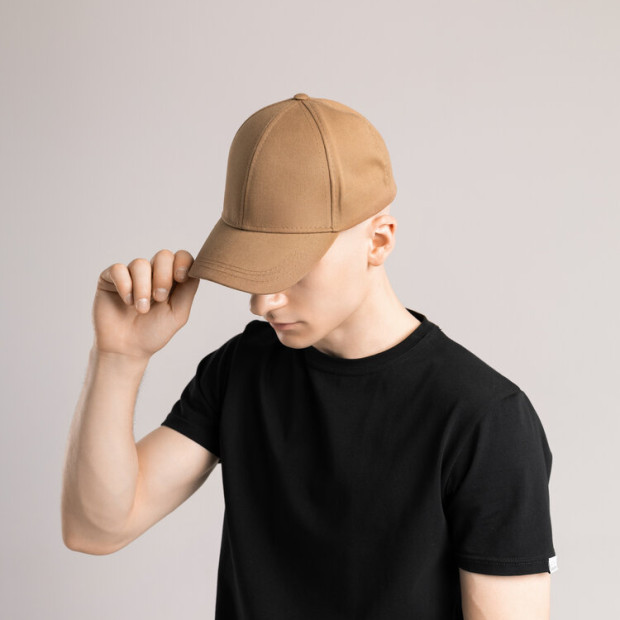Кепка Pobedov Cotton Ray Темний беж, Універсальний - 2