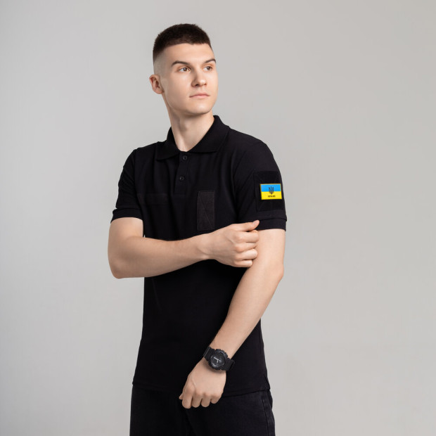 Поло Pobedov Royal Військове Чорний - 2