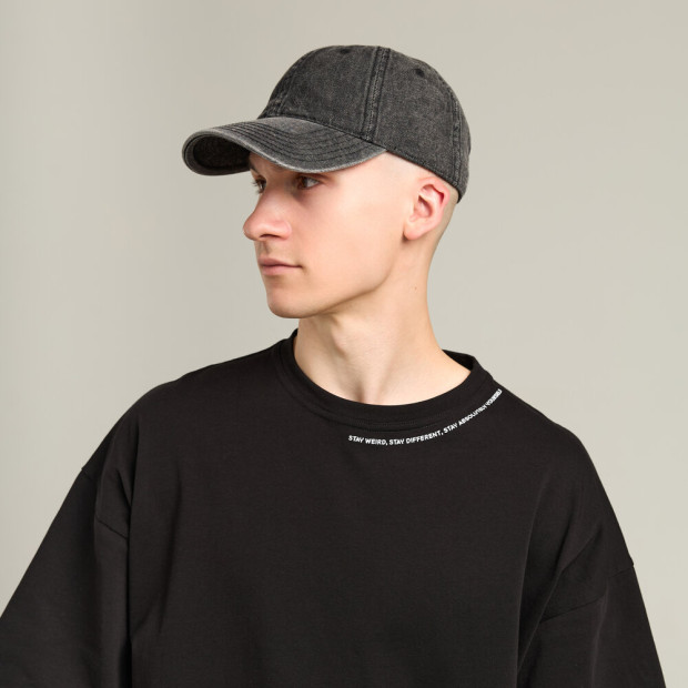 Кепка Pobedov Jeans Чорний, Універсальний - 1