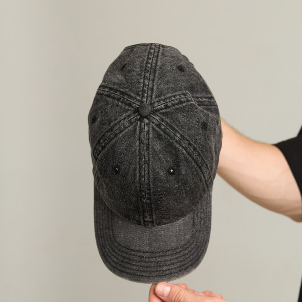 Кепка Pobedov Jeans Чорний, Універсальний - 2
