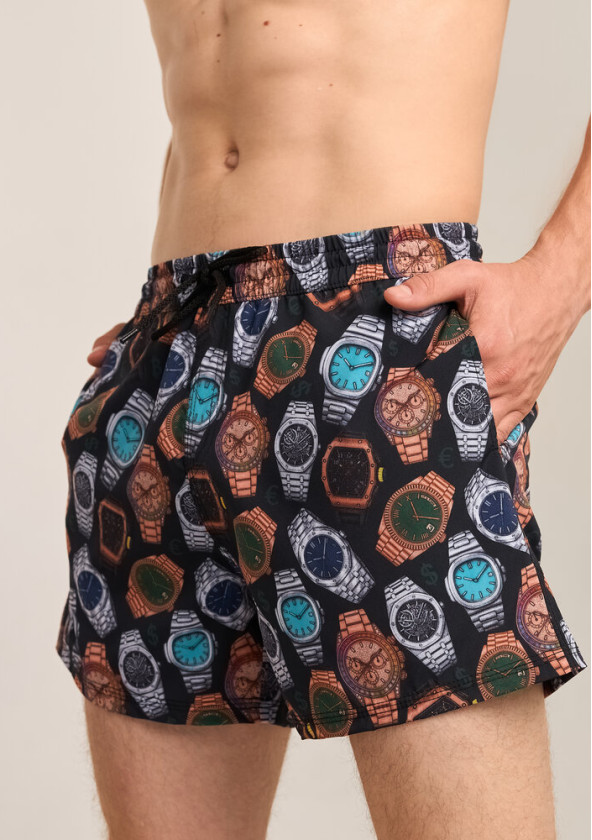Нещодавно переглянуті Шорти для плавання Pobedov Pool day Hodynnyky Чорний