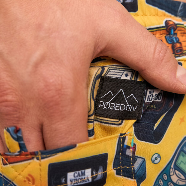 Шорти для плавання Pobedov Pool day Patern Жовтий, 2XL - 6