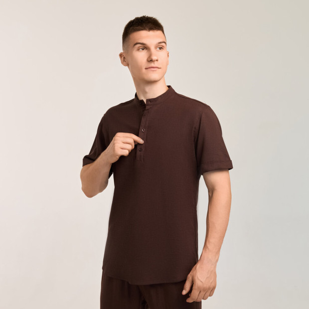 Сорочка Pobedov Molodist Шоколадний, 2XL - 1
