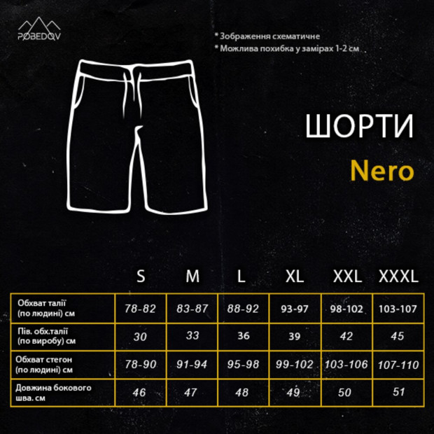 Шорты Pobedov Nero Темно-серый - 6