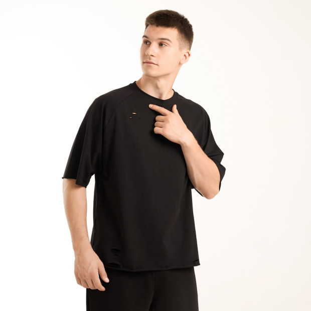 Футболка Pobedov Fade Чорний, 2XL - 1