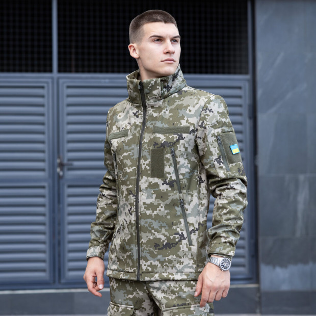 Куртка Pobedov Motive Військова Піксель, 3XL - 