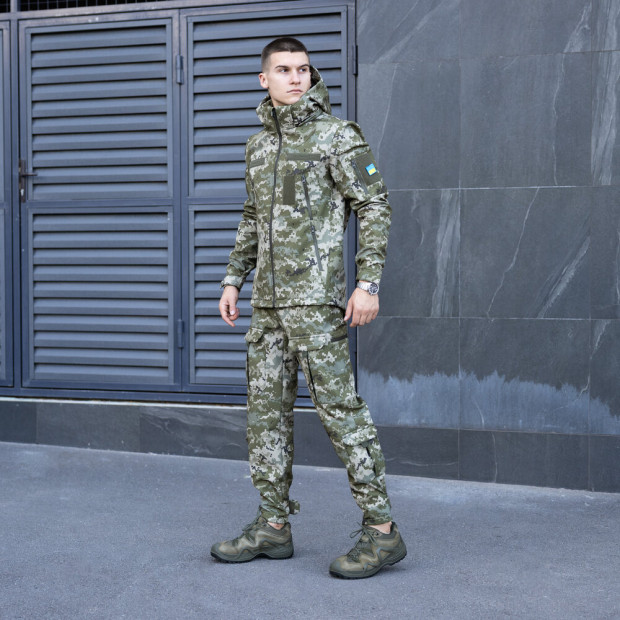 Куртка Pobedov Motive Військова Піксель, L - 5