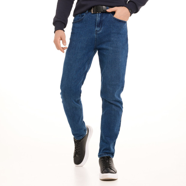 Джинси Pobedov Fit Синій, 34 - 