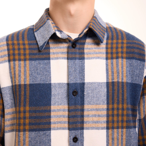 Сорочка Pobedov Tartan Синій, XL - 4