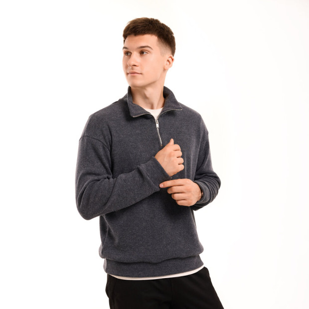 Джемпер Pobedov Evermont Темно-сірий, 2XL - 2