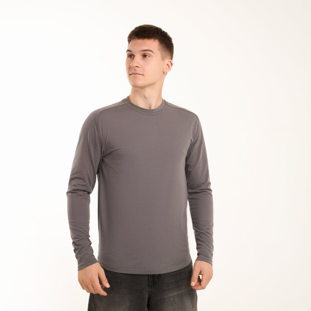 Лонгслів Pobedov Dune Темно-сірий, 3XL - 1