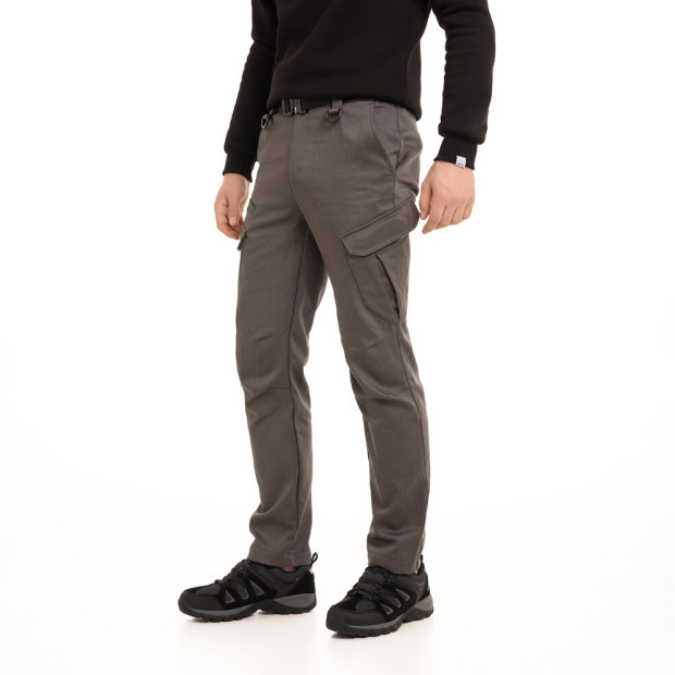 Штани-карго Pobedov trousers Tactical ЗИМА Темно-сірий, S - 2