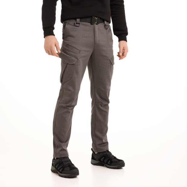 Штани-карго Pobedov trousers Tactical ЗИМА Темно-сірий, XL - 