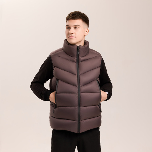Жилетка Pobedov Puffer Шоколадный, XL - 2