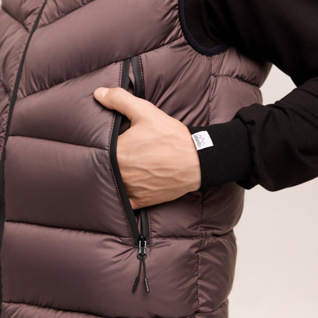 Жилет Pobedov Puffer Шоколадний, 2XL - 5