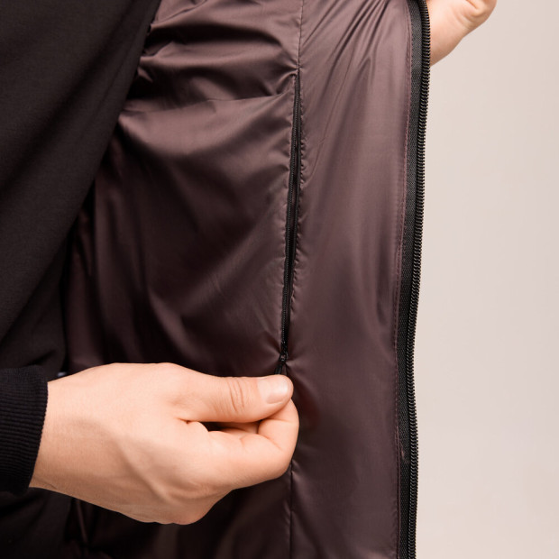 Жилет Pobedov Puffer Шоколадний, 3XL - 6
