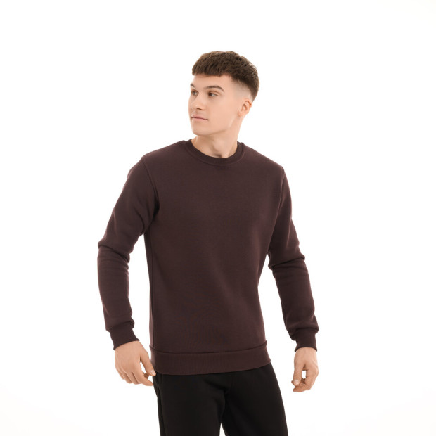 Світшот Pobedov 007 ЗИМА Шоколадний, 2XL - 1