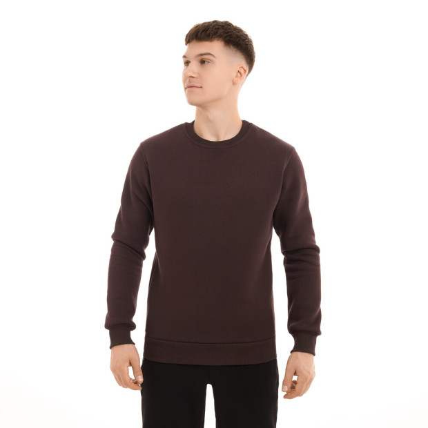 Світшот Pobedov 007 ЗИМА Шоколадний, 3XL - 