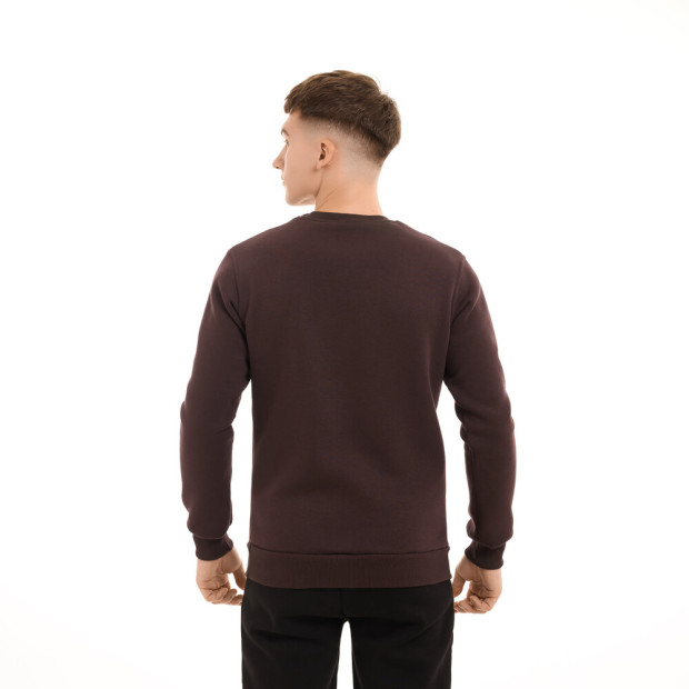 Світшот Pobedov 007 ЗИМА Шоколадний, 3XL - 3